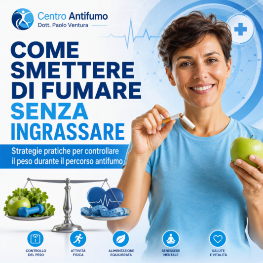Smettere di fumare senza ingrassare - Centro Antifumo Dott. Ventura -